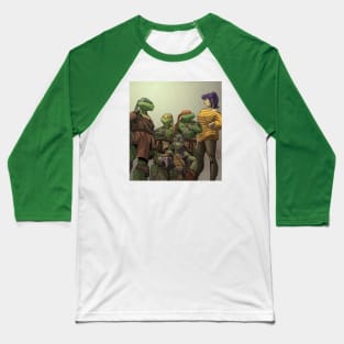 Teenage mutant ninja turtles and April O'Neil Baseball T-Shirt